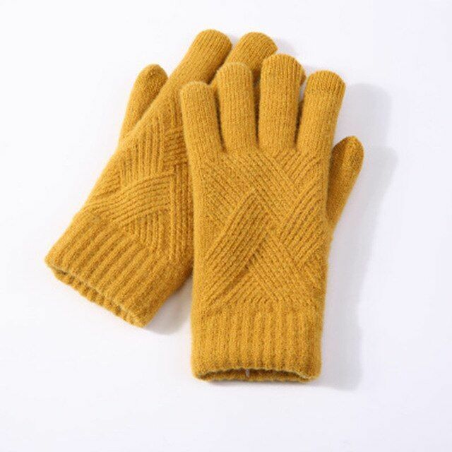 Geraldine Gestrickte Handschuhe | Warm & Vielseitig