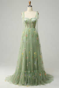 Trendiges Tüll A-Linien Abendkleid - Isabella