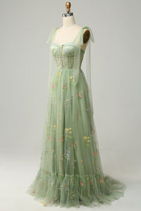 Trendiges Tüll A-Linien Abendkleid - Isabella