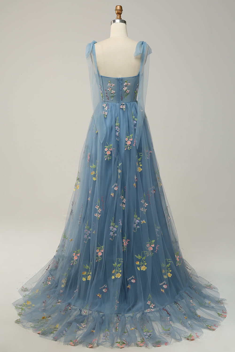 Trendiges Tüll A-Linien Abendkleid - Isabella