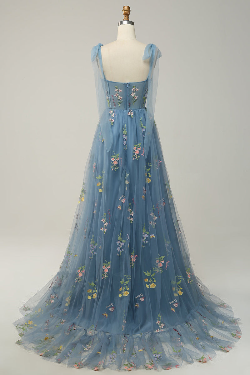 Trendiges Tüll A-Linien Abendkleid - Isabella