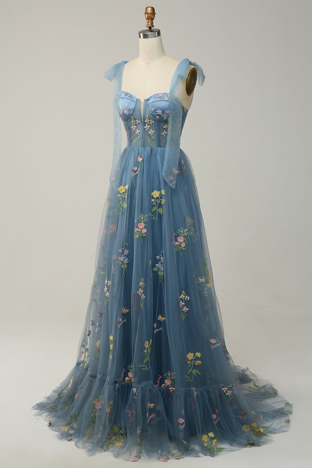 Trendiges Tüll A-Linien Abendkleid - Isabella
