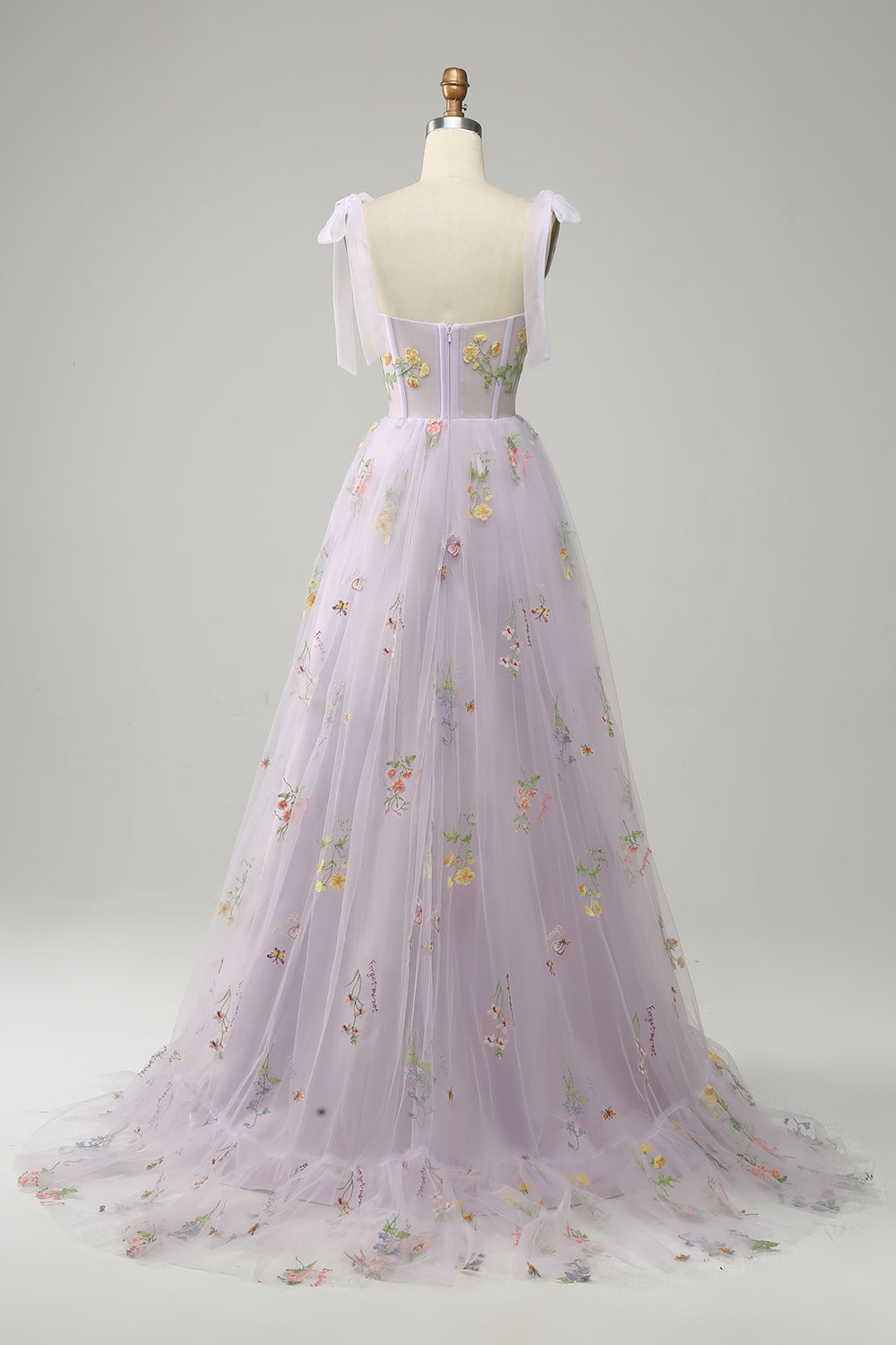 Trendiges Tüll A-Linien Abendkleid - Isabella