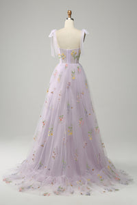 Trendiges Tüll A-Linien Abendkleid - Isabella