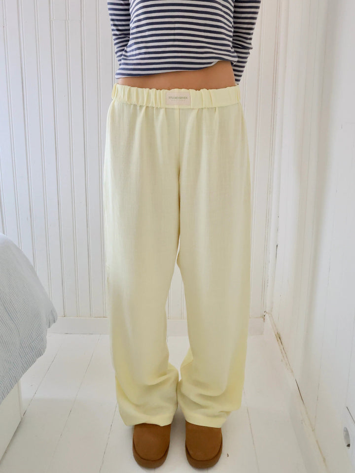 Damen-Loungebroek mit Streifendesign – Elvira