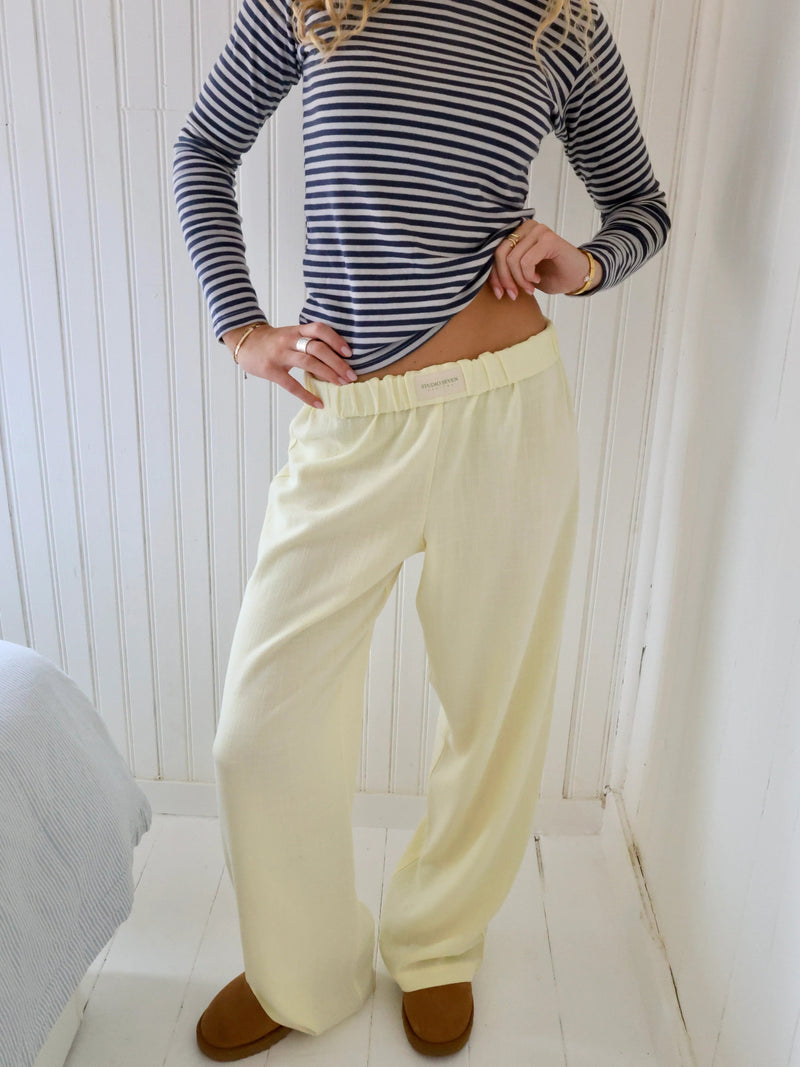 Damen-Loungebroek mit Streifendesign – Elvira