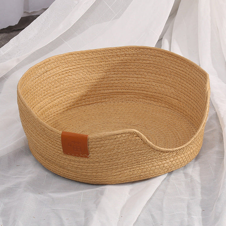 Handgemaakt Comfortabel Bed voor Katten - LuxeSnooze