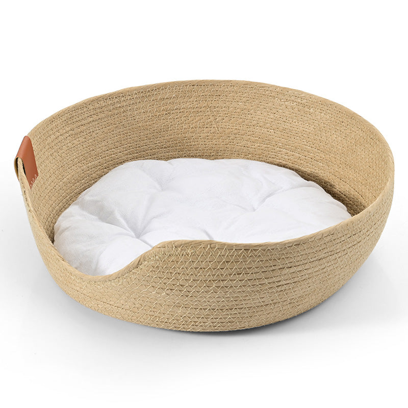 Handgemaakt Comfortabel Bed voor Katten - LuxeSnooze