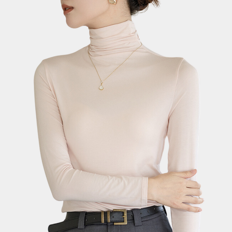 Trendiger Damen-Rollkragenpullover - Sienna