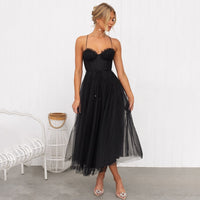 Stylish Festive Midi Dress - Luna