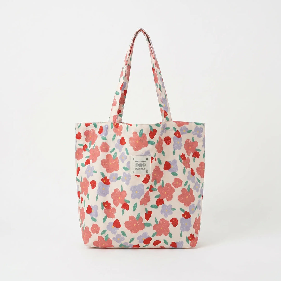 Zachte Schoudertas Met Print - Petalix
