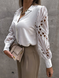 Lilou Bluse | Seidige Damenbluse