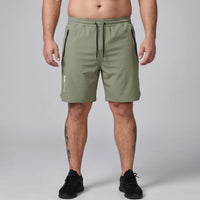 Zipper Pocket Gym Shorts For Men - Evan