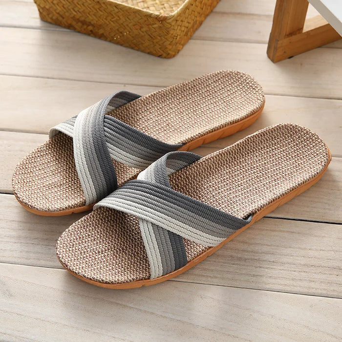 Casual Linnen Slippers voor Heren – Atlas