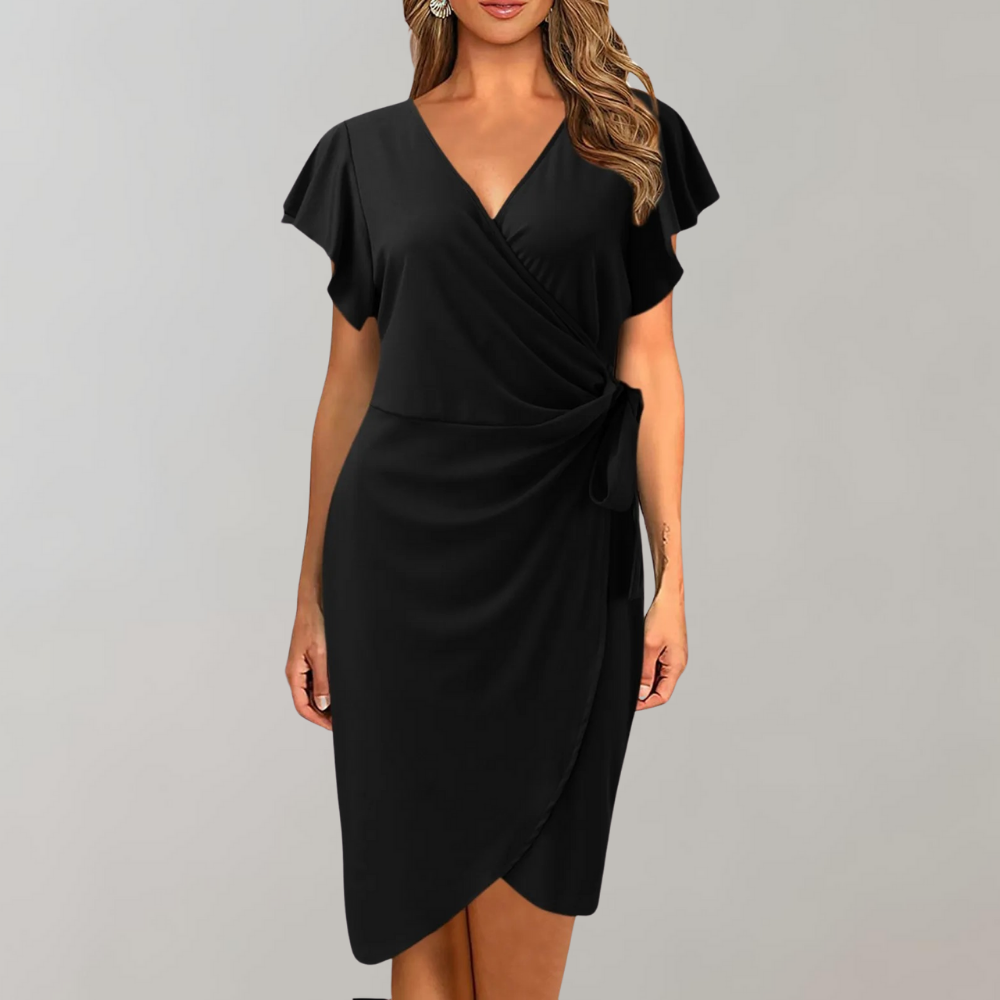 Leichtes Sommerkleid mit kurzen Ärmeln - Sofia