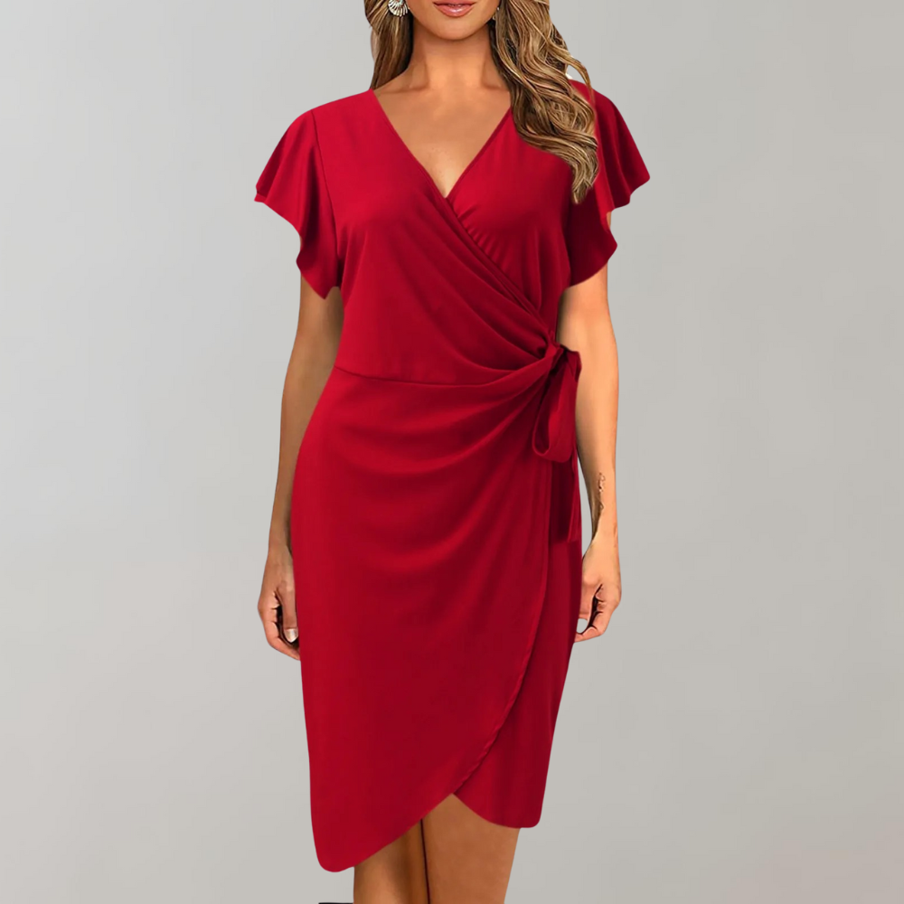 Leichtes Sommerkleid mit kurzen Ärmeln - Sofia