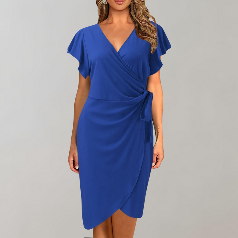Leichtes Sommerkleid mit kurzen Ärmeln - Sofia