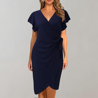 Leichtes Sommerkleid mit kurzen Ärmeln - Sofia