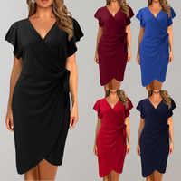 Leichtes Sommerkleid mit kurzen Ärmeln - Sofia