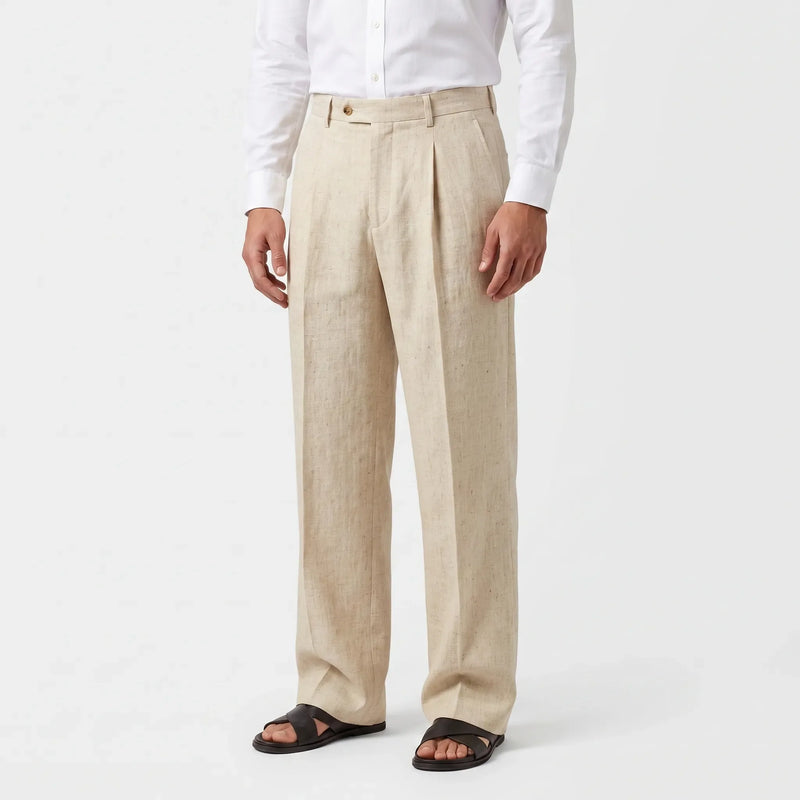 Zomerse Broek Met Wijde Pijpen -  Daniel