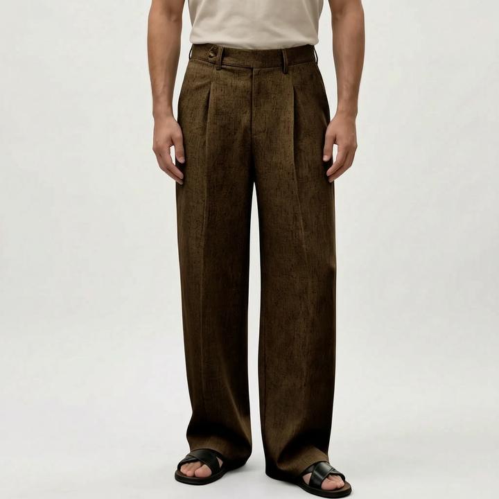 Zomerse Broek Met Wijde Pijpen -  Daniel
