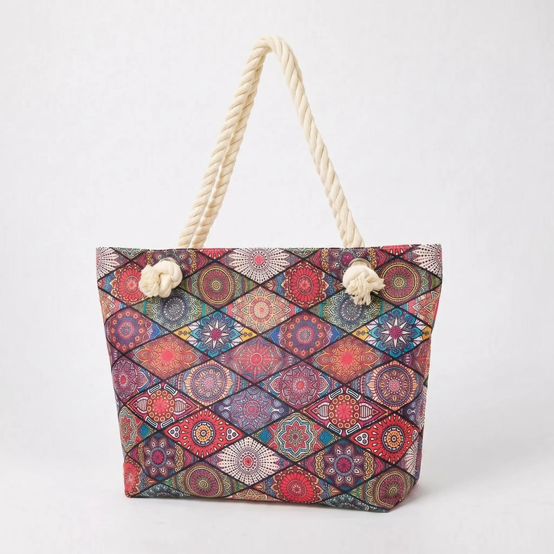 Zomerse Dames Schoudertas Met Print - Okatote