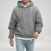Zopfmuster-Pullover Mit Kapuze - Carlos