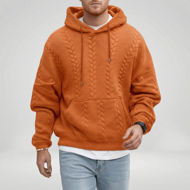 Zopfmuster-Pullover Mit Kapuze - Carlos