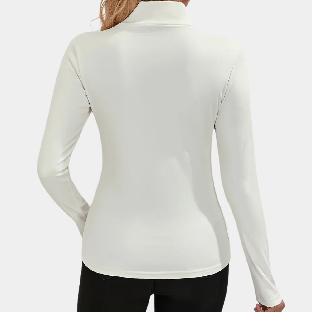 Trendiger Damen-Rollkragenpullover - Sienna
