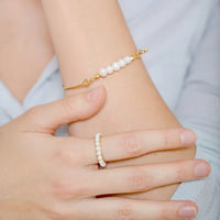 Stijlvolle Armband met Delicate Parels - Selina