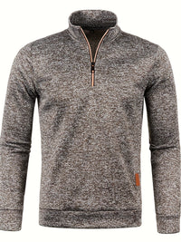 Heren Pullover met Halsrits voor Herfst & Winter – Matteo