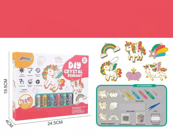 Do-it-yourself Schlüsselanhänger Malset - SparkleArt