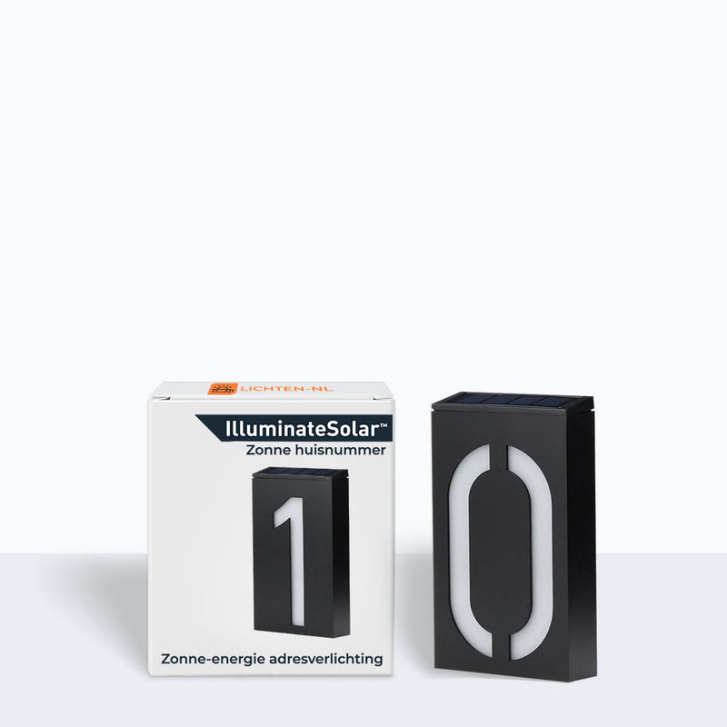 Verlicht Huisnummer op Zonne-energie - SolarSign