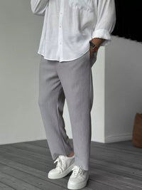 Luxuriöse Herrenhose aus weichem Stoff – Alessio