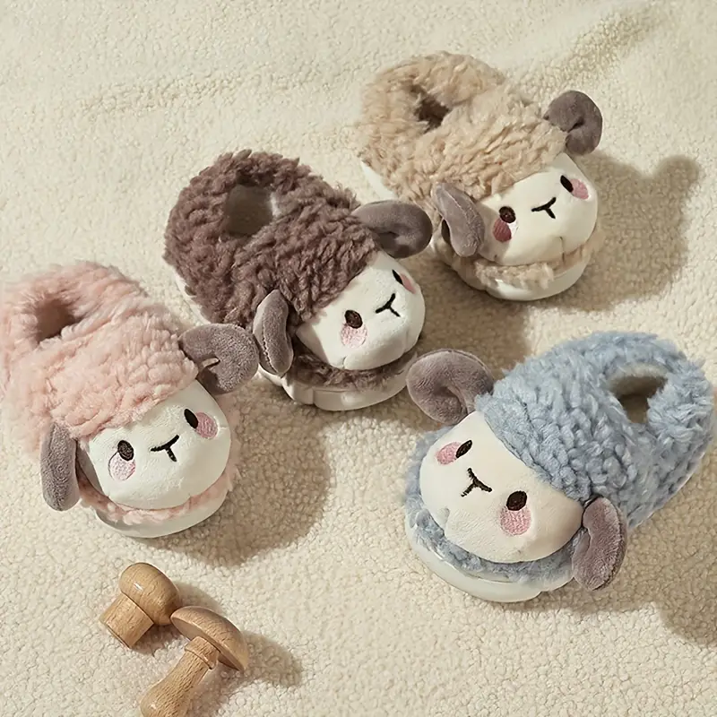 Kinderschlappen mit Schäfchen – WoollySteps