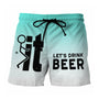 Hawaii Herren-Badehose mit elastischem Bund – Fabio
