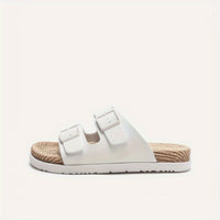 Stijlvolle heren zomer-slippers met verstelbare banden - GripStep