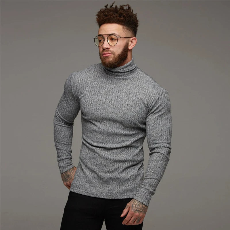 Bequemer Herren-Rollkragenpullover - Oliver