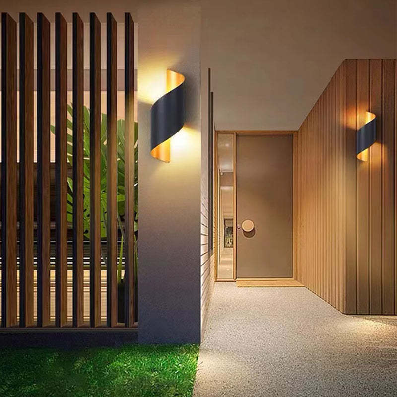 Moderne Spiral-LED-Wandleuchte - TwistLight