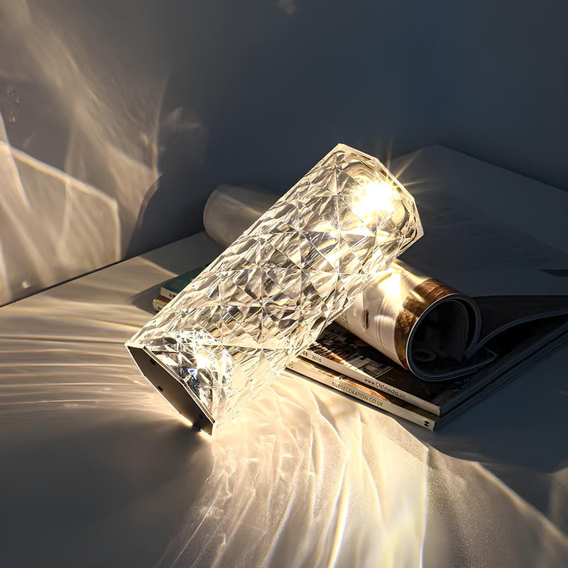 Kristall-Tischlampe mit Touchsteuerung - Aurora