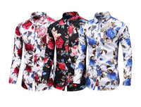 Trendiges Hemd mit Blumenmuster - Finn