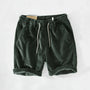 Sommerliche Herren-Baumwollshorts mit Kordelzug – Leon