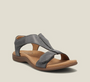Orthopädische Damensandalen mit Keilabsatz und Komfortsohle - Eleni