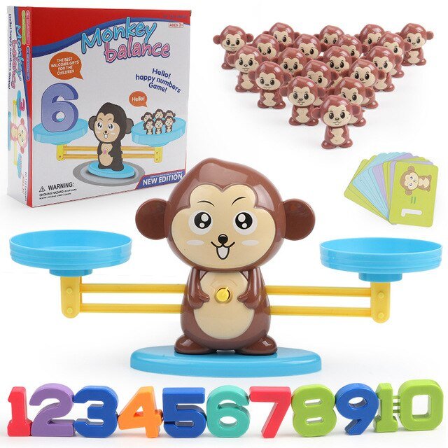 Speelse Rekenvaardigheid met de Aap Weegschaal - MonkeyMath