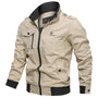 Herren Sommerjacke mit Kragen und Biker-Look – Vince