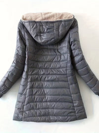 Fleecegefütterte Damenjacke mit Reißverschluss - Eliza