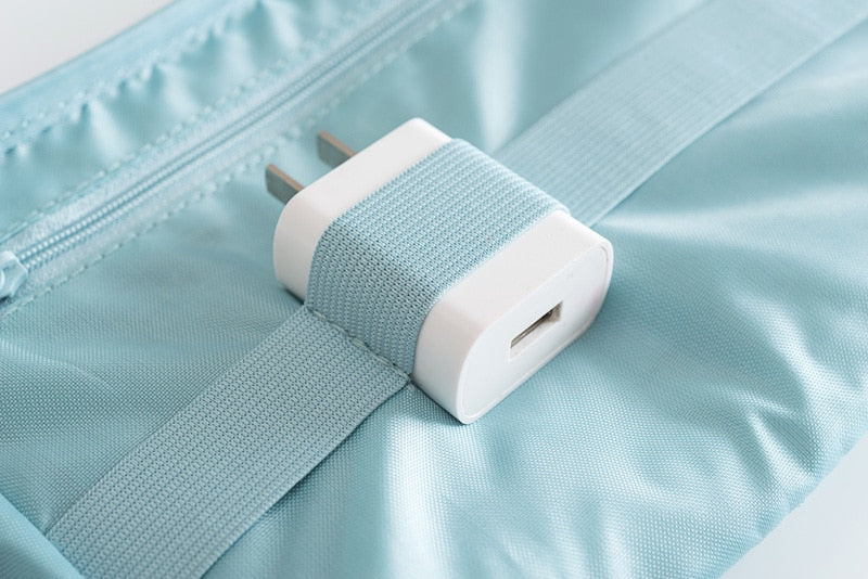 Kompaktes wasserdichtes Elektronik- und Kabel-Reiseset