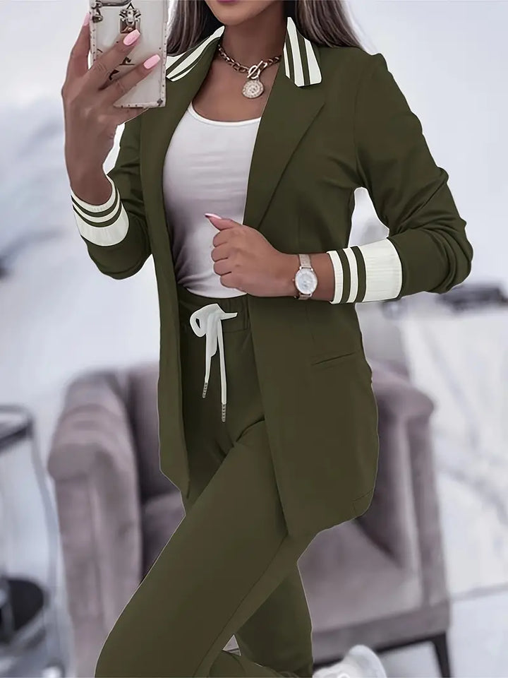 Lässiges Streetwear Gestreiftes Set - Sophie