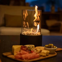 Zeitgenössische tragbare Feuerquelle - GlowFlicker