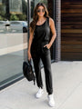 Trendiger Damen-Jumpsuit mit Taillenband für warme Tage - LuftLeicht